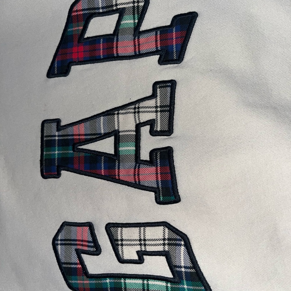 Cream Sweatshirt with embroidered Lettering